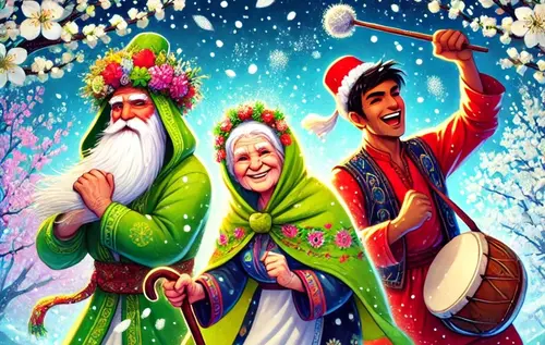 آشنایی با افسانه‌های نوروزی؛ از حاجی فیروز تا ننه سرما
